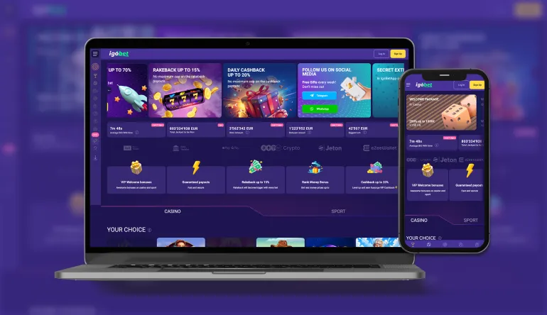 iGOBet Casino App-schermafbeelding